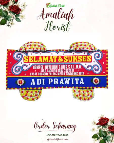 Papan Bunga Ucapan Selamat Marga Rahayu